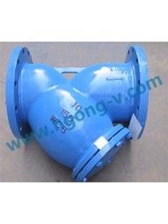 API/DIN carbon steel WCB flange strainer